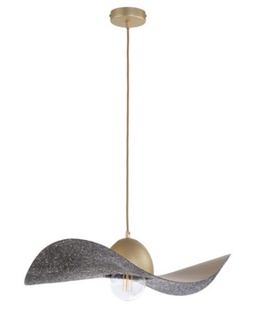 SIGMA Nowoczesna lampa LED Kapello M złoty/czarny nakrapiany ? 55cm lampa w