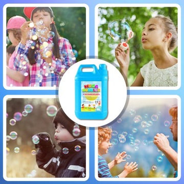 ЖИДКОСТЬ ДЛЯ БОЛЬШИХ И МАЛЕНЬКИХ МЫЛЬНЫХ ПУЗЫРЬЕВ 10л 2 X 5л = 10л ЖИДКОСТЬ ДЛЯ ДЕТЕЙ