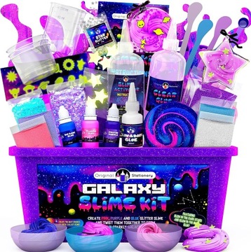 Zestaw kreatywny dla dzieci do tworzenia slime`ów Galaxy Slime Kit