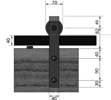 СИСТЕМА РАЗДВИЖНЫХ ДВЕРЕЙ LOFT R BARN PASS