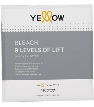 Alfaparf YELLOW Puder rozjaśniający, rozjaśniacz - 9 tonów 50g