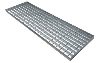 STOPNIE Z KRATY ZGRZEWANEJ WEMA 1000X305 MM PŁASKOWNIK 30X2 MM OCYNKOWANA