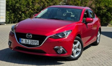 Mazda 3 III Sedan 2.2 SKYACTIV-D 150KM 2014 Mazda 3 2.2 Diesel 150KM Navi Kamera Led Super Stan Import Raty Oplaty