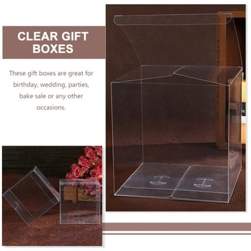 ПРОЗРАЧНЫЕ ПОДАРОЧНЫЕ ПАКЕТЫ СВАДЕБНЫЕ ПОДАРОЧНЫЕ КОРОБКИ КОНФЕТЫ