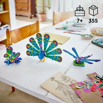 LEGO Creator 3in1 31157 Экзотический подарок в виде павлина