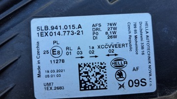 SKODA ENYAQ 5LB FULL LED SVĚTLO PŘEDNÍ