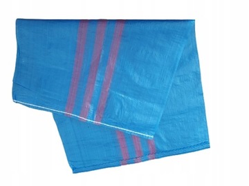 WOREK ZBOŻOWY NIEBIESKI 65X105 cm WORKI NIEBIESKIE 50 KG MOCNY 100 sztuk