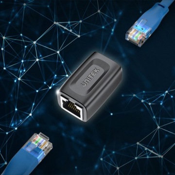 Connector Unitek RJ45 (F) - RJ45 (F) Cat.6 1 Гбит / с баррель