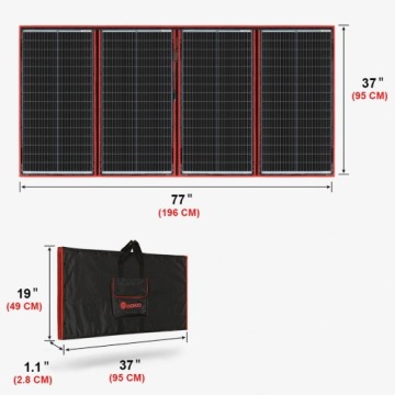 Солнечная батарея TURIQUE PANEL 300W кемпинг портативное зарядное устройство