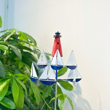 Unique Sailboat Windmill Decorations Nautical Wind