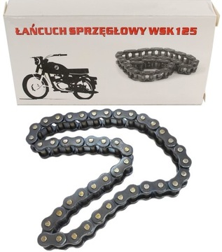 ŁAŃCUCH ŁAŃCUSZEK SPRZĘGŁA SPRZĘGŁOWY WSK WFM 125