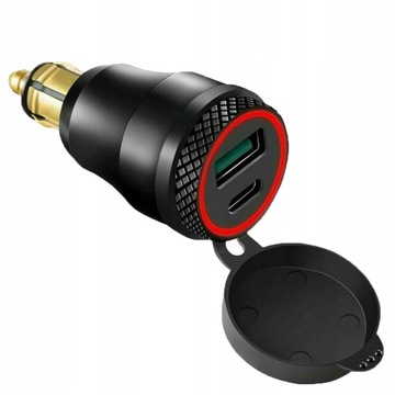 MOTORCYCLE CHARGER QC3.0 TYPE C USB POWER SUPPLY