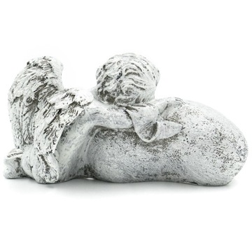 FIGURKA DEKORACYJNA ANIOŁEK ANIOŁ STRÓŻ NA CMENTARZ GRÓB