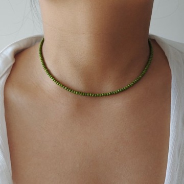 ZX Boho Handmade Beaded Chain Chokers Short