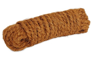 Naturalny sznurek z włókna kokosowego do ogrodu 0,7 cm x 15m, ekologiczny