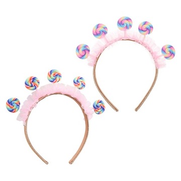 LOLLIPOP ORNAMENT opaska do włosów LOLLIPOP dla dzieci 2 szt