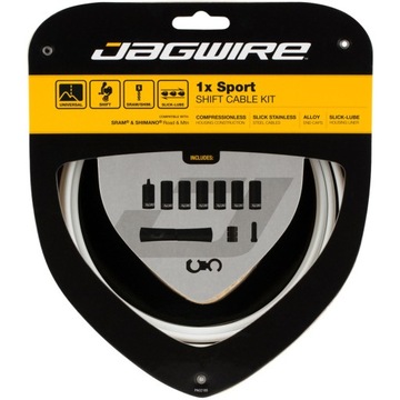 JAGWIRE 1X SPORT SHIFT zestaw przerzutkowy biały