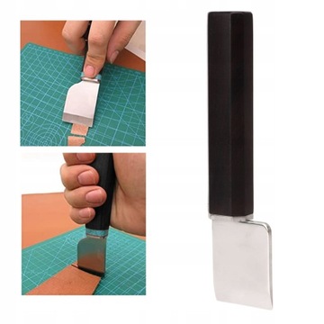 Кожаный нож Нож из нержавеющей стали с плоской поверхностью