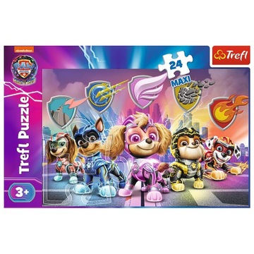 PUZZLE 24 MAXI PAW PATROL PAW DOGS MIGHTY PUPS КИНОКЛУБЫ 3+