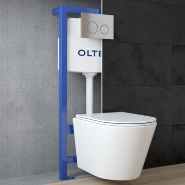 КОМПЛЕКТ ДЛЯ ВСТРОЕННОГО МОНТАЖА 5-В-1, УНИТАЗ, РАМКА OLTENS