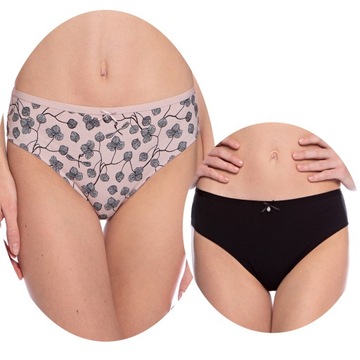 2x LAMA MAJTKI DAMSKIE BAWEŁNIANE FIGI BIKINI ROZ. 2XL