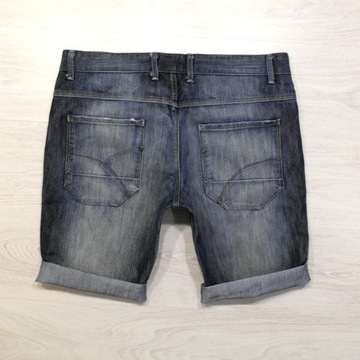 NEW LOOK _ MODNE JEANSOWE SPODENKI Z LOGO _ W32