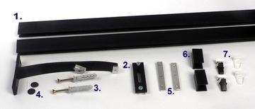 КАРДИНА ДЛЯ КВАРТИРЫ ПОТОЛОЧНАЯ рейка ДВОЙНАЯ 380 см