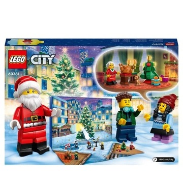 LEGO City Kalendarz adwentowy 60381 ZABAWKA EDUKACYJNA DLA DZIECI PREZENT