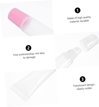 24 сжимаемых пластиковых тубы для ресниц