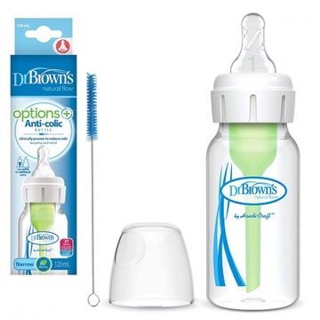 DR BROWN'S OPTIONS Butelka antykolkowa 120 ml 0+