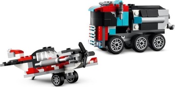 LEGO CREATOR 31146 ГРУЗОВИК С ПЛАТФОРМОЙ И ВЕРТОЛЕТ 3 В 1