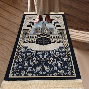 Молитвенный коврик, толстый традиционный коврик для праздника Ид