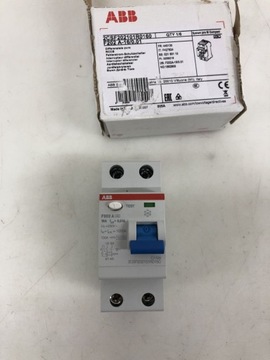 ABB F202 A-16/0.01 FI circuit breaker 2P, type A,