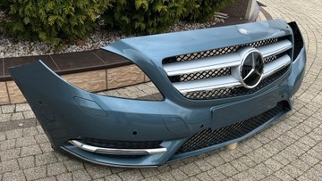 Mercedes B 246 передний бампер Решетка Led хром PDC