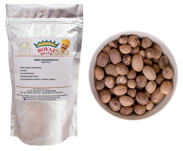 GAŁKA MUSZKATOŁOWA CAŁA 50G NATURALNA PREMIUM Aromatyczna Korzenna Korzenny
