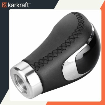 УНИВЕРСАЛЬНАЯ АВТОМОБИЛЬНАЯ РУЧКА ПЕРЕКЛЮЧЕНИЯ ПЕРЕДАЧ КОЖАНАЯ 5 6 ПЕРЕДАЧ ЧЕРНАЯ ТВЕРДАЯ КОЖА