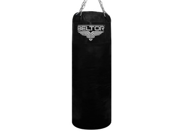 BELTOR WOREK BOKSERSKI Z WYPEŁNIENIEM ŁAŃCUCH 40 X 115 CZARNY BOKS