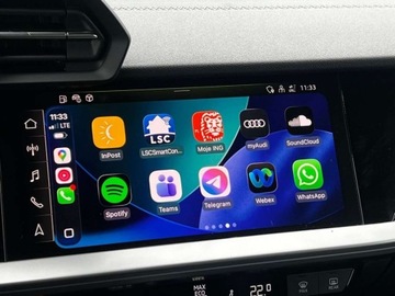 Audi A3 8Y S3 Sportback 2.0 TFSI 310KM 2024 Audi S3 Sportback VAT 23 Matrix Tempomat ACC Pakiet czern Kola 19, zdjęcie 30