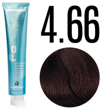 Fanola Crema Colore 100ml Farba do włosów 4.66