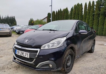 Peugeot 208 I 2017 Peugeot 208 2017r, 1.2 Benzyna. Lekko uszkodzony przod. Jezdzi. 1.2 80KM