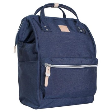 Женский школьный рюкзак Himawari HM1882 для ноутбука 15.6 CORDURA графит/ц.зеленый