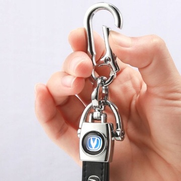 Кожаный автомобильный брелок Mercedes Benz