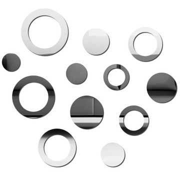 NAJKLEJANE LUSTRO DEKORACYJNE Rings 3D !!!
