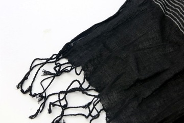 Шаль Легкий женский шарф с бахромой 170х21см