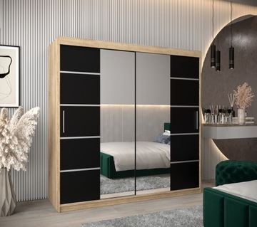 Szafa przesuwna z lustrem garderoba VERONA 4 200cm