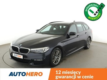 BMW Seria 5 G30-G31 Touring 520d 190KM 2018 BMW 520 FV23 520d Automat xDrive M Sport Nawigacja