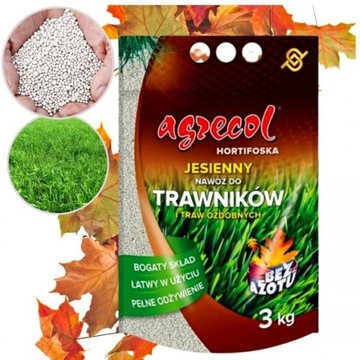 Nawóz JESIENNY do trawników AGRECOL Hortifoska 3kg