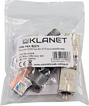 МОДУЛЬНЫЙ РАЗЪЕМ БЕЗ ИНСТРУМЕНТОВ RJ45 CAT.6A STP цилиндр