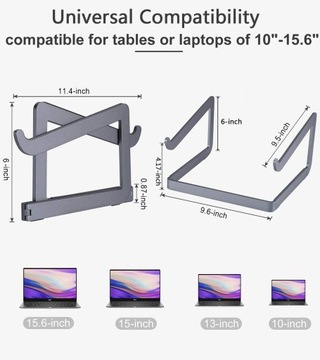 Стол для ноутбука HINOTORI STAND DARK GREY