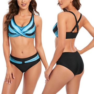 STRÓJ KĄPIELOWY WYSOKI STAN BIKINI PUSH UP KAIA L